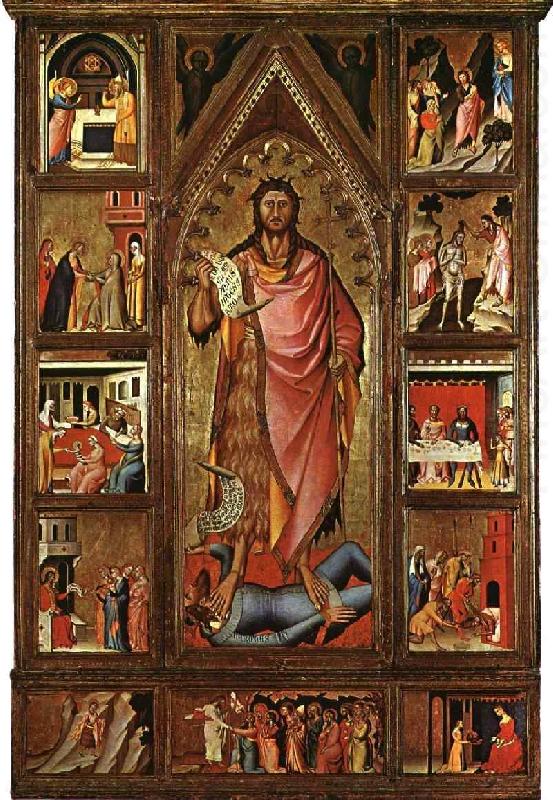 Altarpiece of the Baptist fgf, BIONDO, Giovanni del